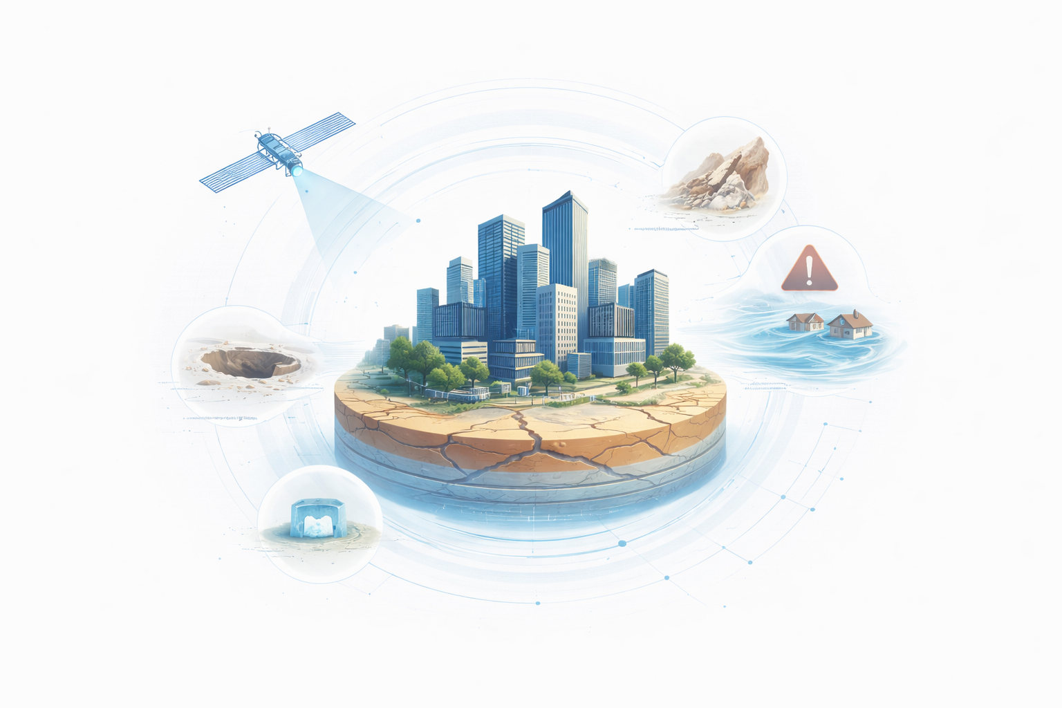 Geohazard liquefaction visualization